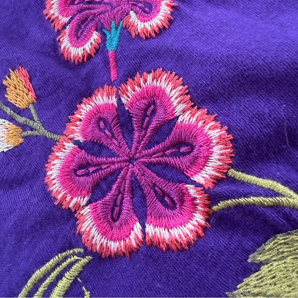 Johnny Was Ariela Embroidered Tee - Picture 7 of 7
